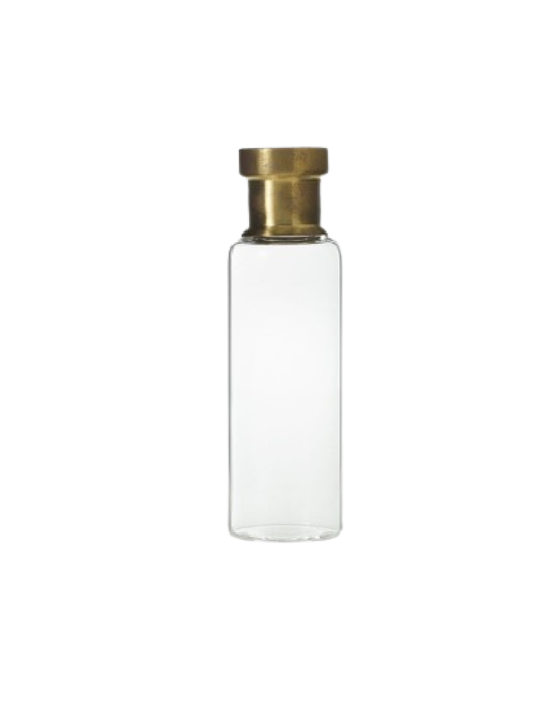 CLEAR VASE JIMMY 2.25''X7.25''