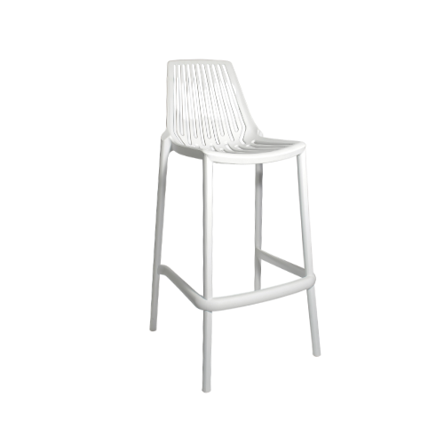 SILLA DE BAR BAZHOU BLANCA