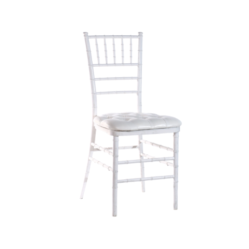 SILLA TIFFANY EN RESINA BLANCA