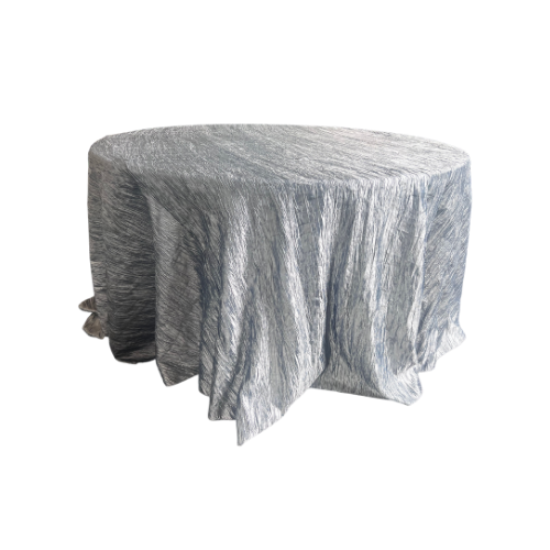 RUFFLED TABLECLOTH DARK GRAY