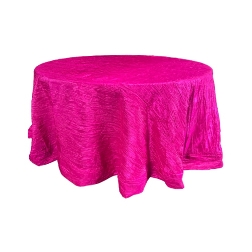 RUFFLED TABLECLOTH FUCHSIA