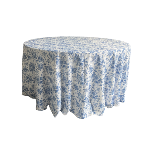 MANTEL FRANCES AZUL 60''X60''