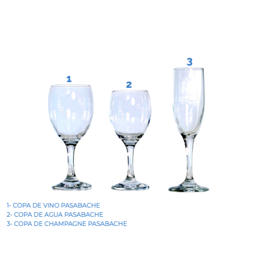 COPA DE AGUA PASABACHE