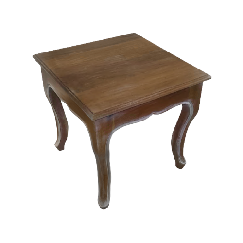 SIDE TABLE WINDSOR IN MAHOGANY COLOR NATURAL