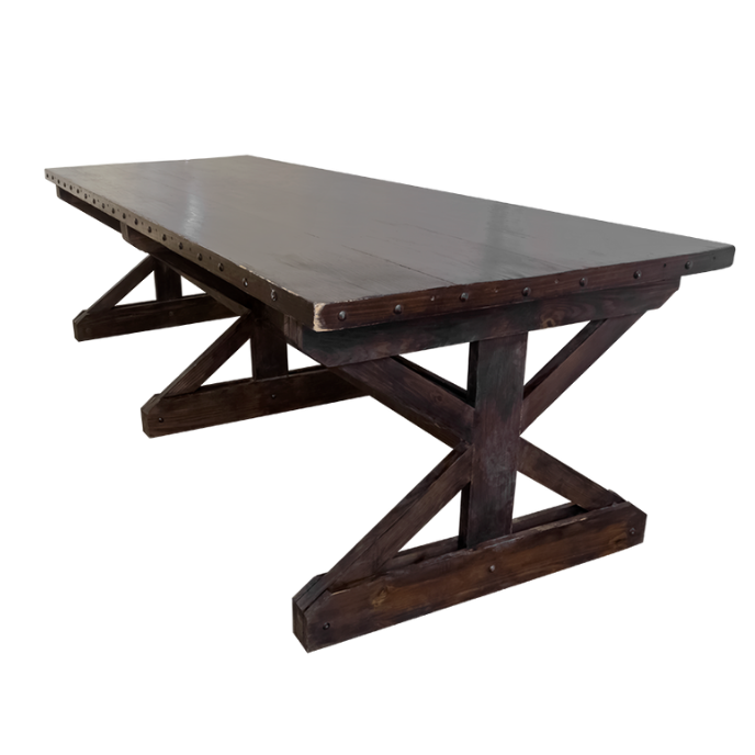 ANTIQUE TABLE BROWN MELISSA 40X118