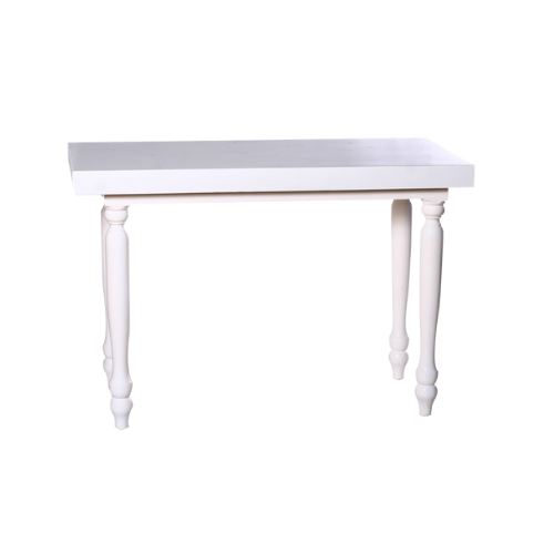 WHITE WOODEN SHELF 22X48