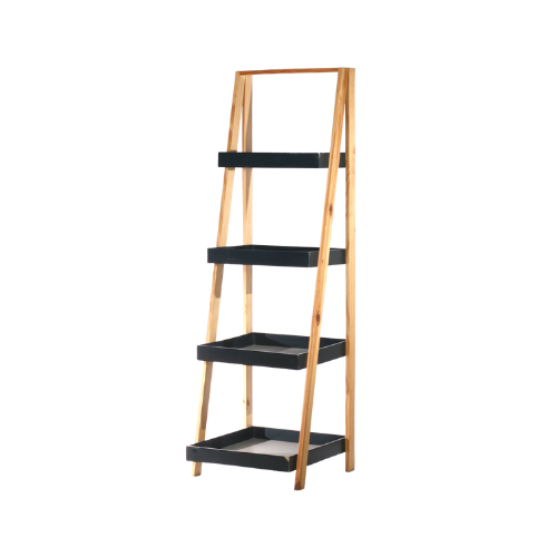 BLACK WOOD DESSERT STAIRCASE
