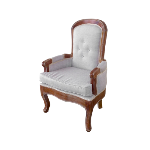 BUTACA WINDSOR EN CAOBA COLOR NATURAL