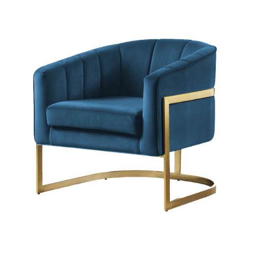 ARMCHAIR MONTANA BLUE 26''X27''X30''H