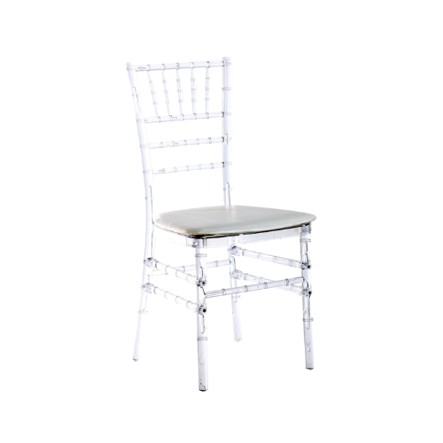 CHAIR TIFFANY IN RESIN CRYSTAL CLEAR