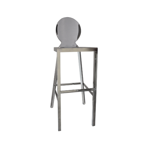 SILLA DE BAR GATSBY CROMADA