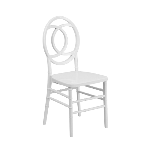 SILLA CHANEL EN RESINA BLANCA