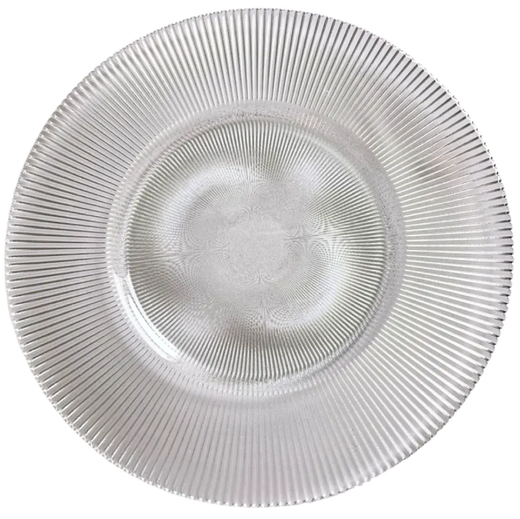 PLATO BASE SUNRAY TRANSPARENTE