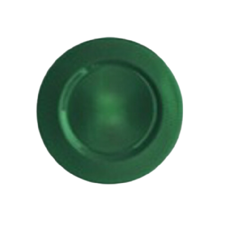 CHARGER PLATE SUNRAY GREEN