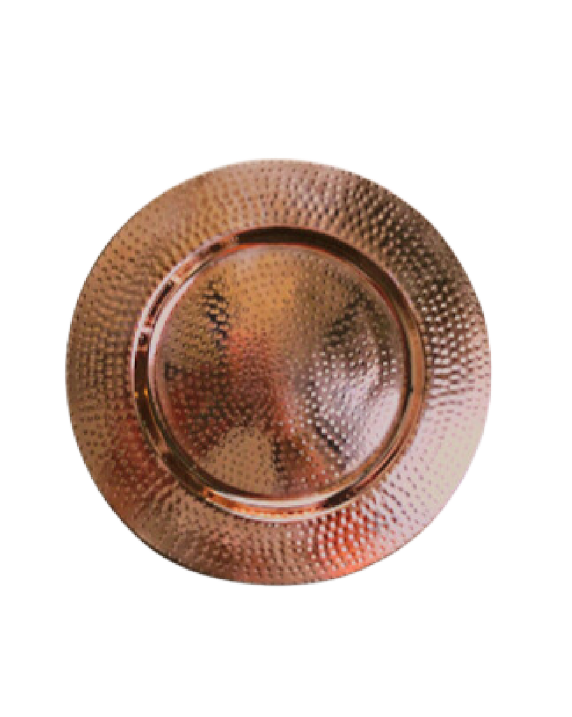 CHARGER PLATE MOROCCAN BRONZE