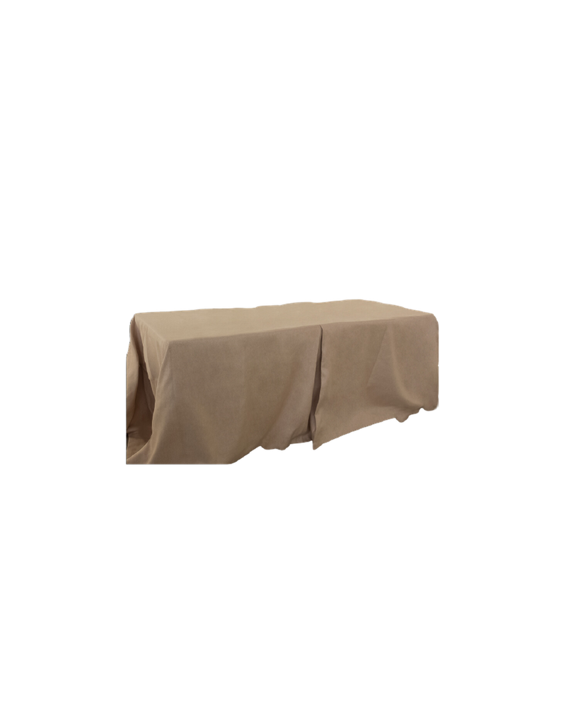 RAW KHAKI TABLE SKIRT 96"