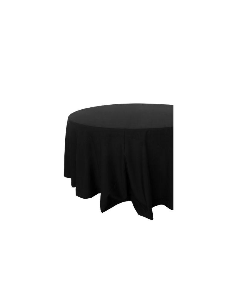 BLACK TABLECLOTH OF 60"