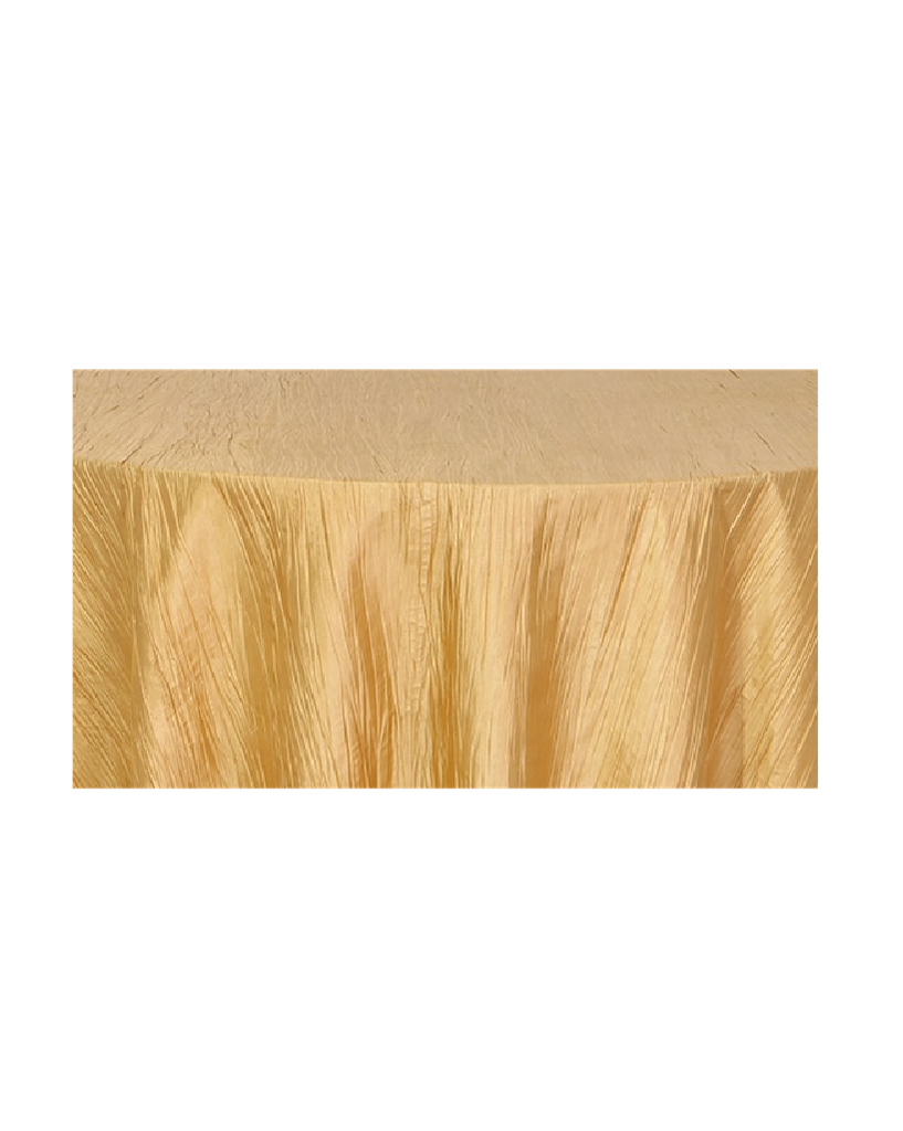 RUFFLED TABLECLOTH GOLD
