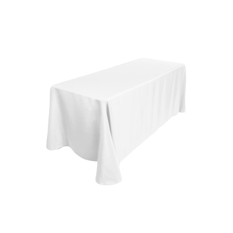 SNOW WHITE BAR TABLECLOTH 96X32