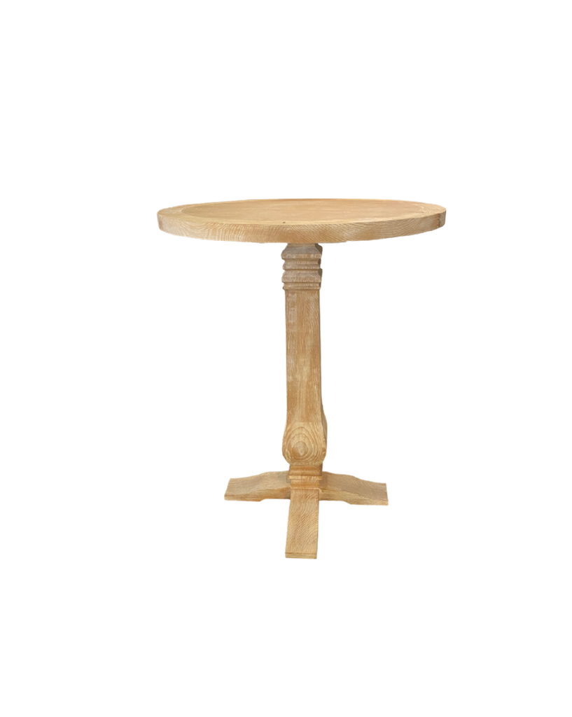 MESA DE BAR COLONIAL EN MADERA C/NATURAL M