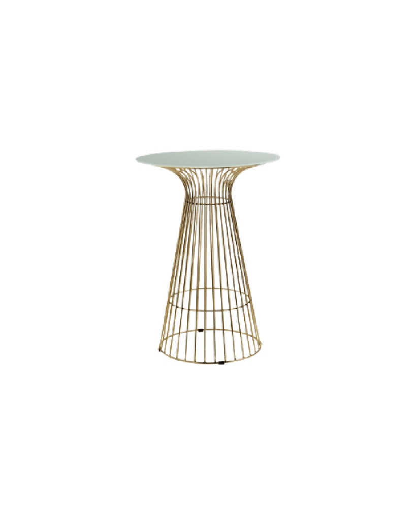 MESA DE BAR CANARIA DORADA 26''X41''H