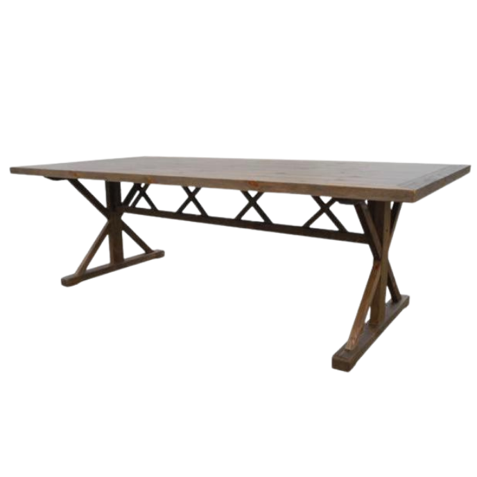 LA FINCA MESA RECT EN XX C / EBANO 96"X48"