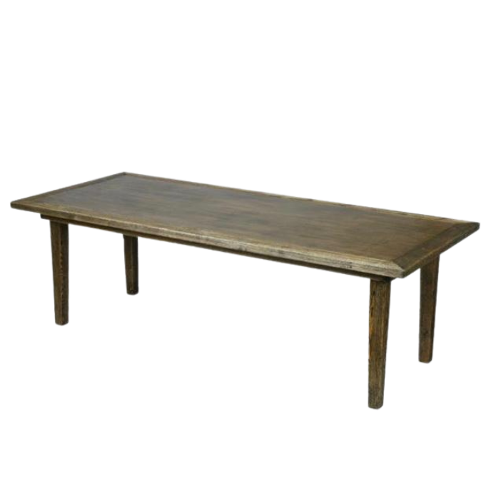 LA FINCA TABLE RECT P / SQ C / EBONY 96"X40"