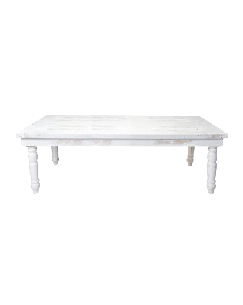 LA FINCA TABLE RECT P / TURNED C / VINTAGE 96"X42"
