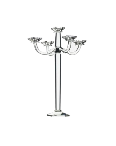 CANDELABRA REGIS IN CRYSTAL 17 X 22