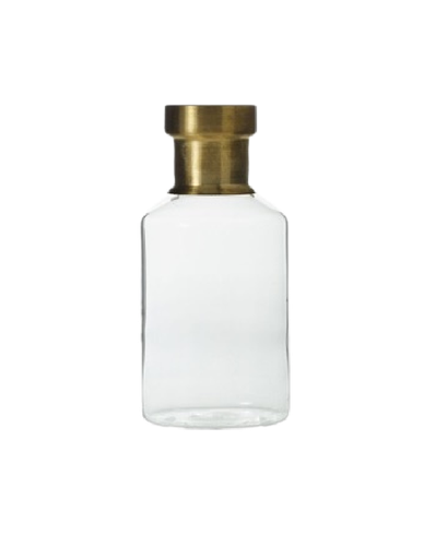 CLEAR VASE JIMMY 2.75''X5.75''