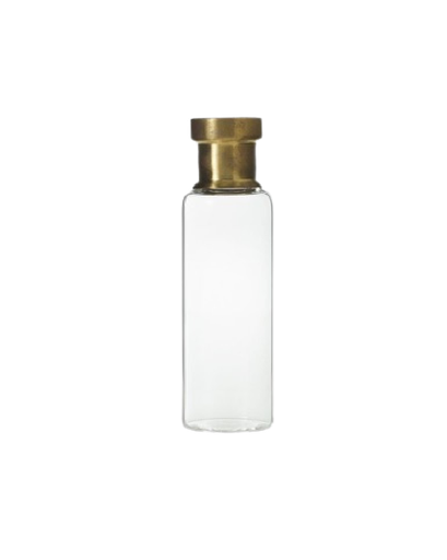 CLEAR VASE JIMMY 2.25''X7.25''