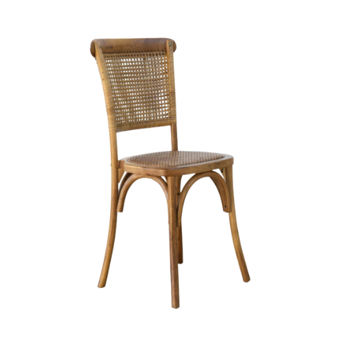 SILLA LA FINCA EN RATTAN COLOR EBANO