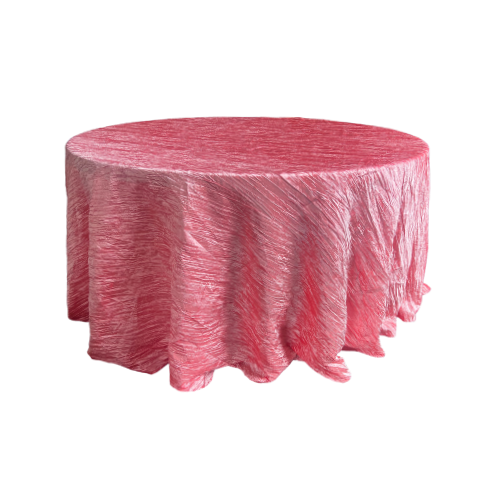 RUFFLED TABLECLOTH CORAL