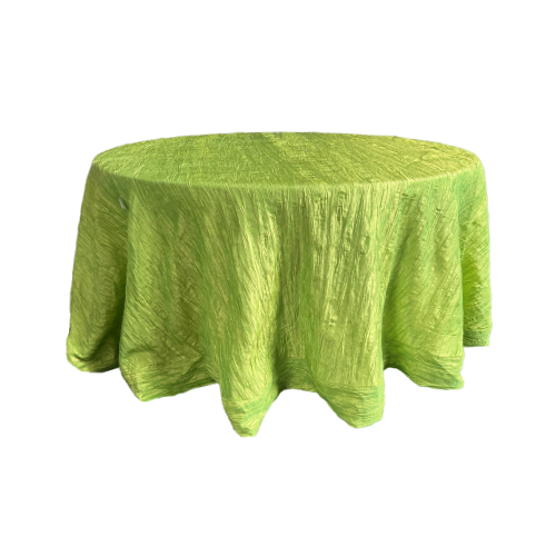 RUFFLED TABLECLOTH APPLE GREEN