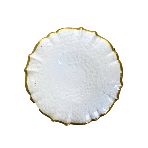 CHARGER PLATE PEARL QUEEN