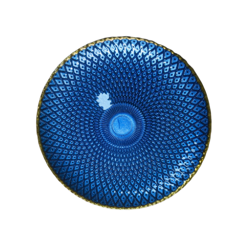 PLATO BASE AZUL IMPERIAL