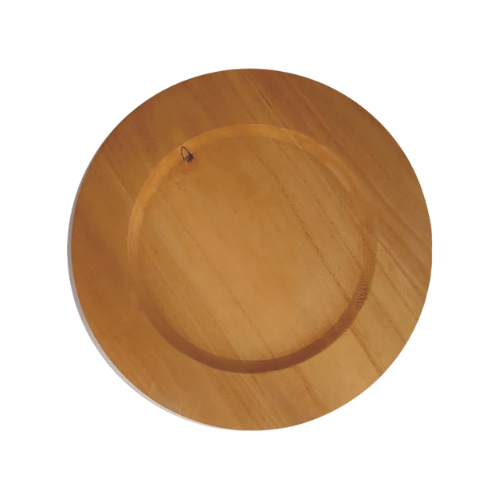 PLATO BASE EN MADERA PAULA 13''