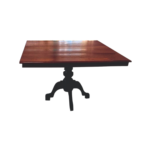 WOODEN TABLE BROWN 45X45X30