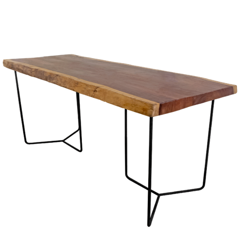 MESA DE TRONCO RECTANGULAR 70X30