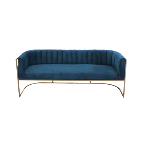 SOFA MONTANA AZUL 3P 71''X23''X30''H