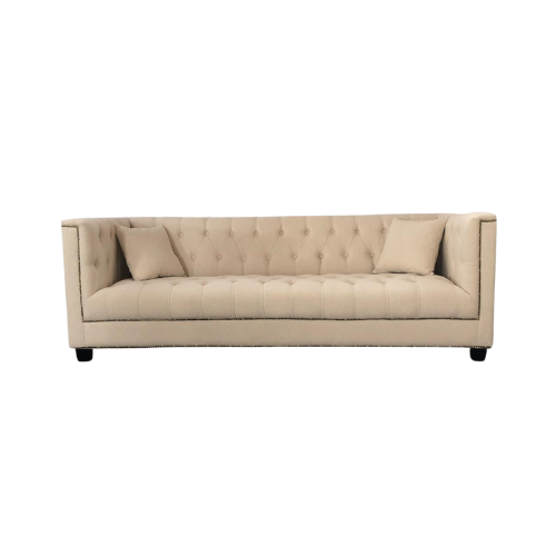 SOFA ELEANOR COLOR BEIGE 87X35X31H