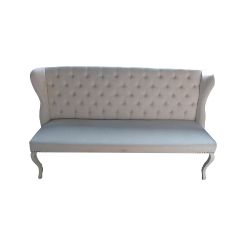SOFA BIRWOOD CAPITONEADO BLANCO