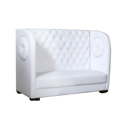FURNITURE TIARA VINYL WHITE 3 PERSONS