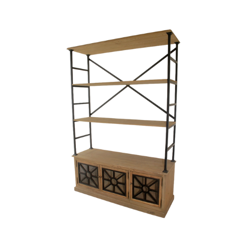 ESTANTE EN MADERA GUISA 60"X20"X87"