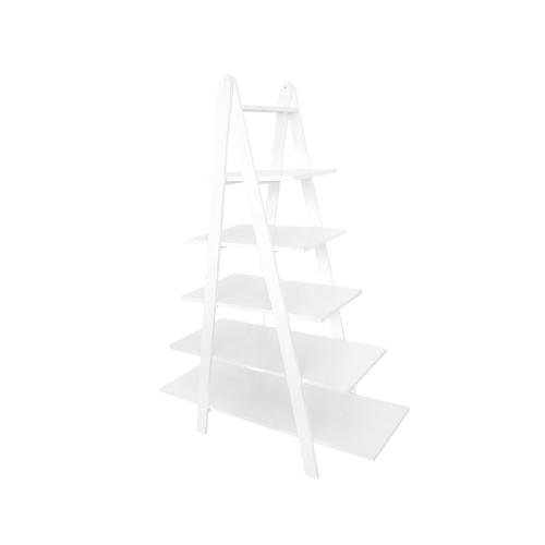 ESCALERA PARA POSTRES EN MADERA BLANCA