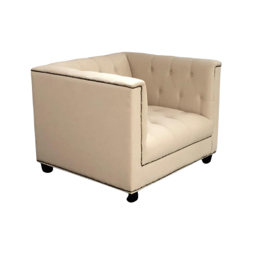 ARMCHAIR ELEANOR COLOR BEIGE 39X35X31H