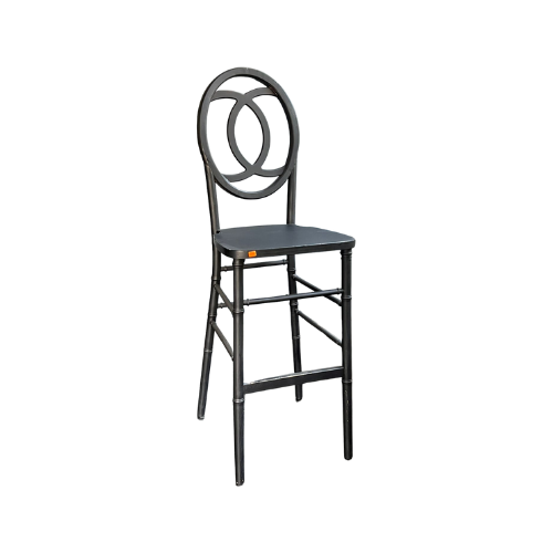 SILLA  DE BAR CHANEL NEGRA