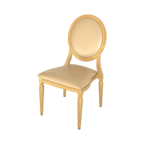 CHAIRS LOUIS XV ALUMINUM GOLD