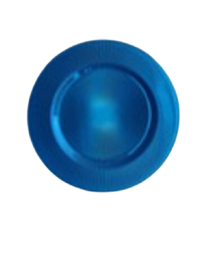 CHARGER PLATE SUNRAY BLUE