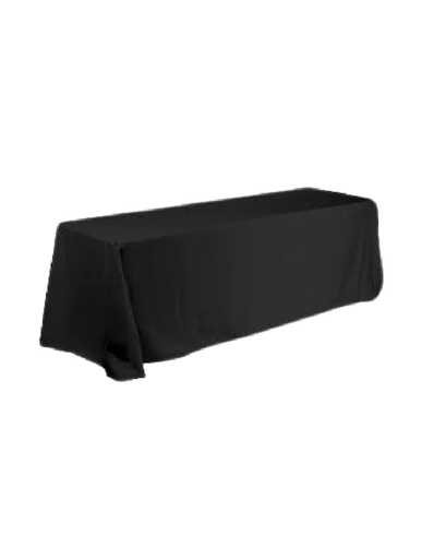 BLACK BAR TABLECLOTH OF 96"
